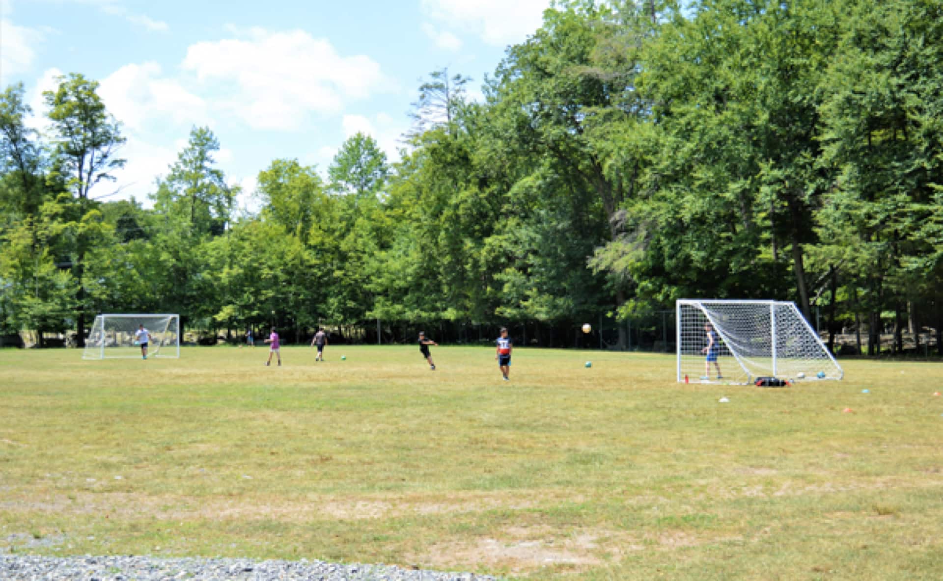 Soccer, baseball, basketball, and tennis fields/courts are available for your enjoyment!